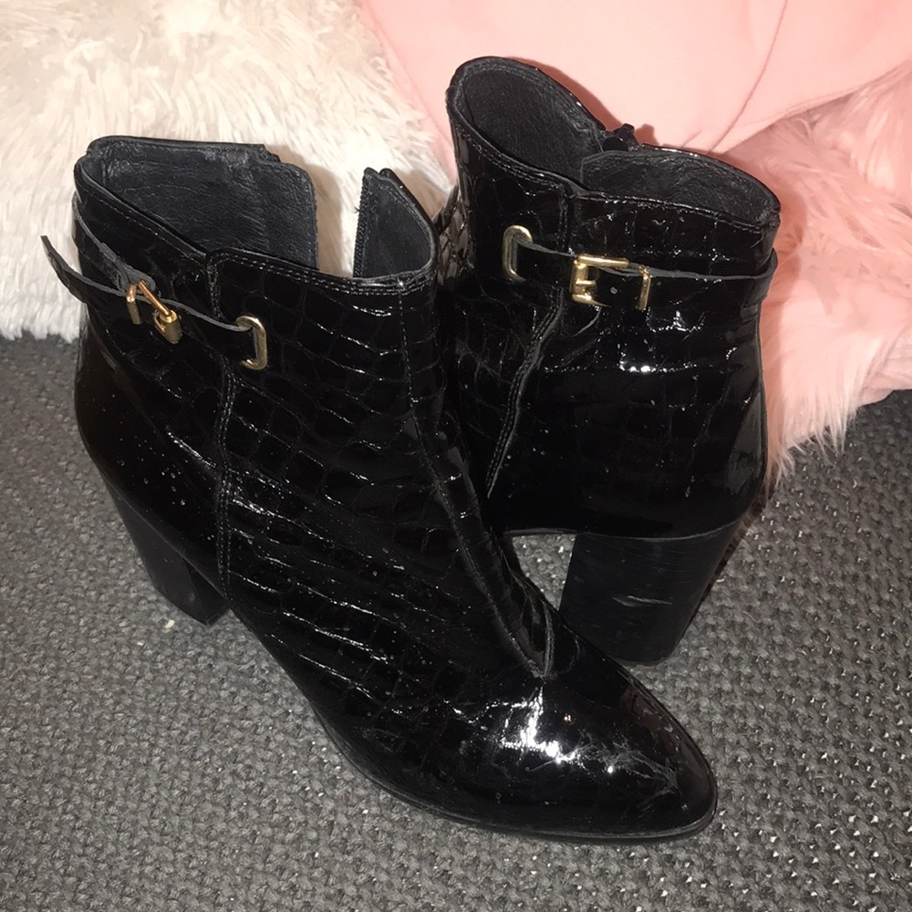Topshop Black Booties - Picture 4 of 4